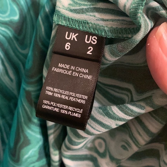 Carlotta Malachite Print Mini Dress - Picture 6 of 10